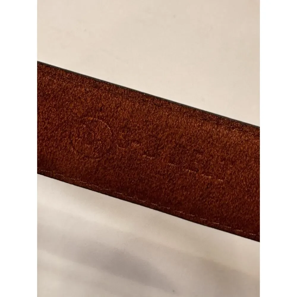 38 3 D Belt Company Brown Leather Ranger Belt Western